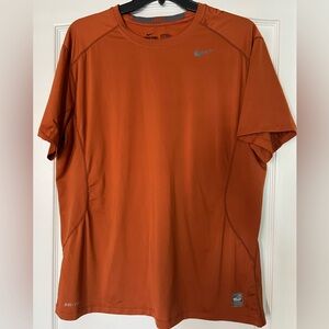 Nike Dark orange dri fit shirt